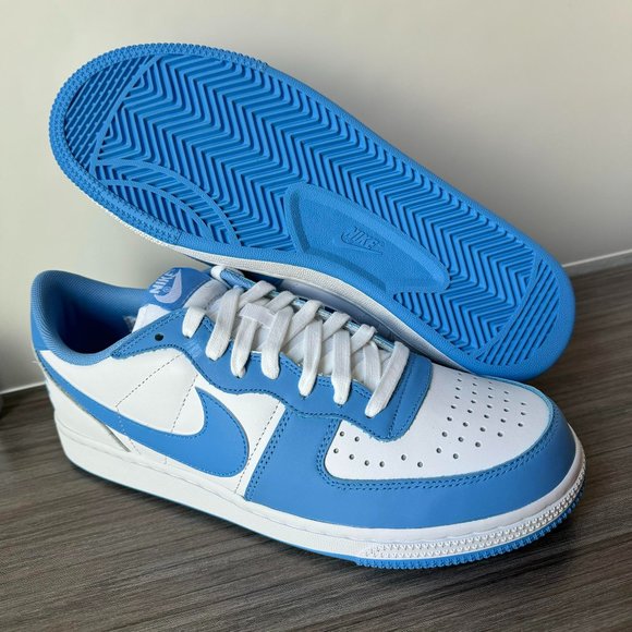 Nike Terminator Low Shoes White/University Blue Fq8748-412 - Picture 4 of 16